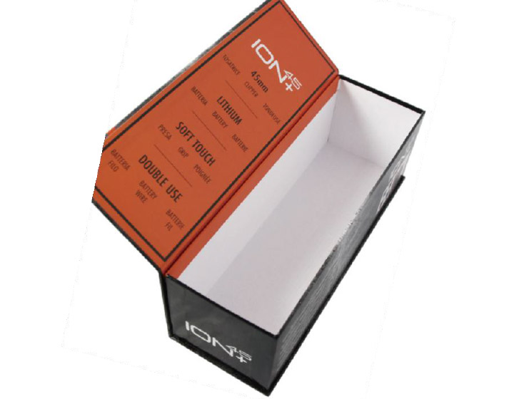 Book shaped flip cover gift box