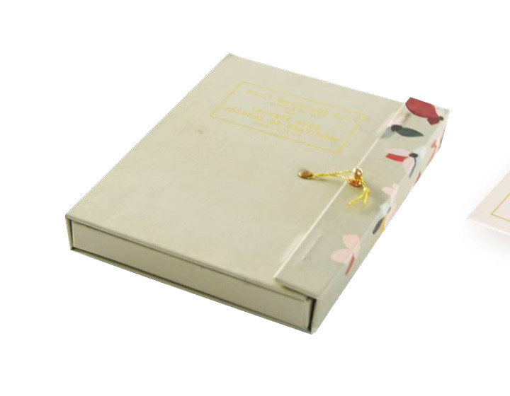 Book shaped flip cover gift box
