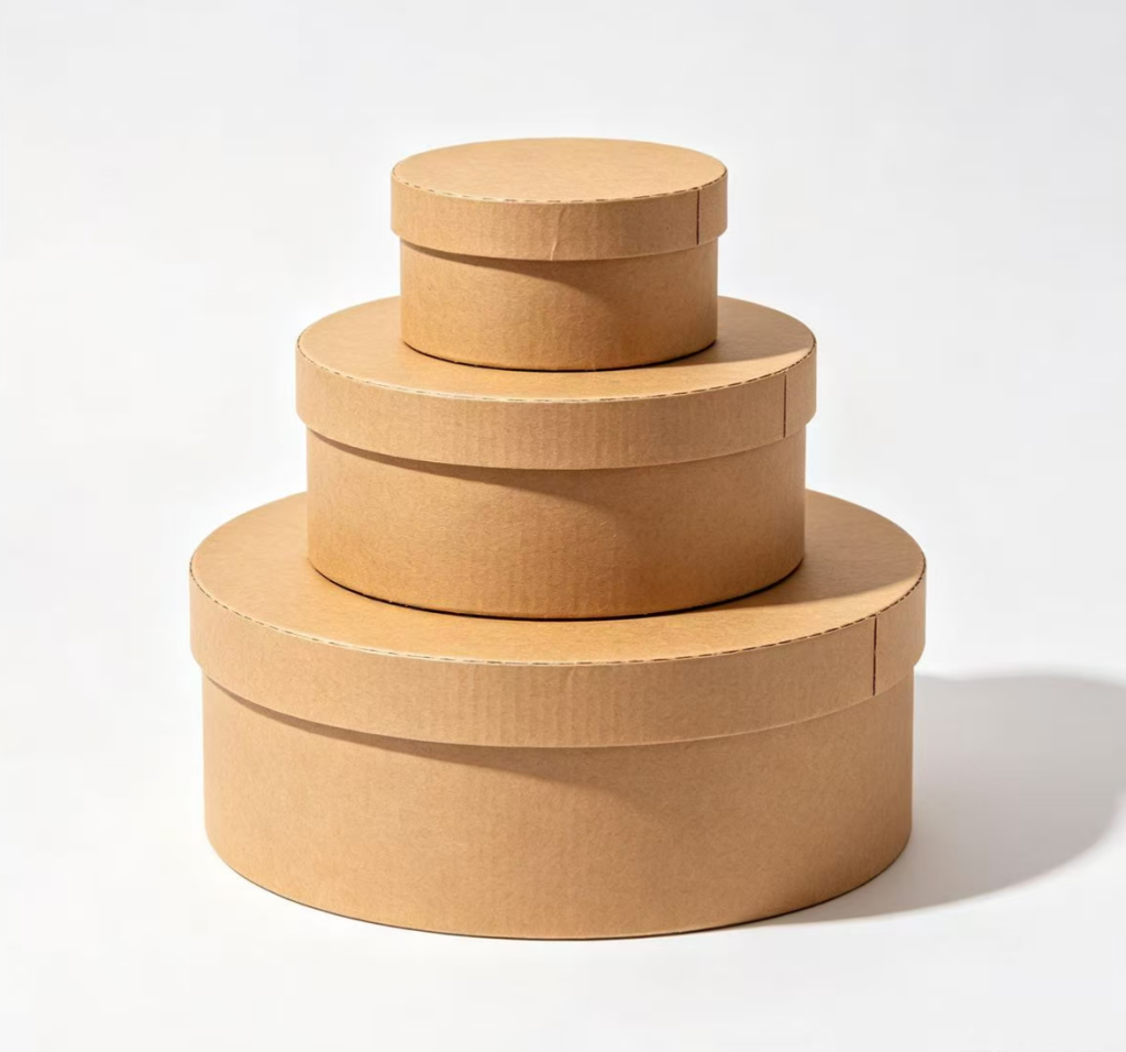 Corrugated round box